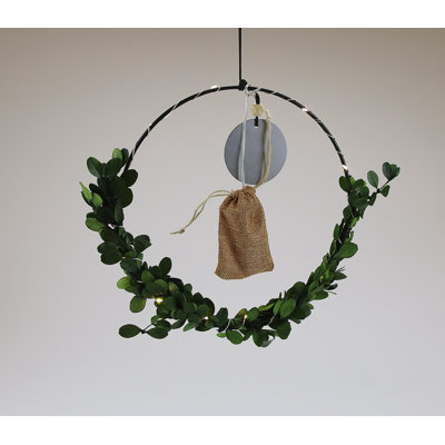 Weihnachtskranz 25 cm mit Beleuchtung