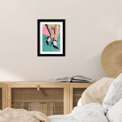 Getting Ready by Colson Wood Framed Wall Art Print