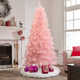 6.5Ft Pre-Lit Pink Full Artificial Christmas Tree