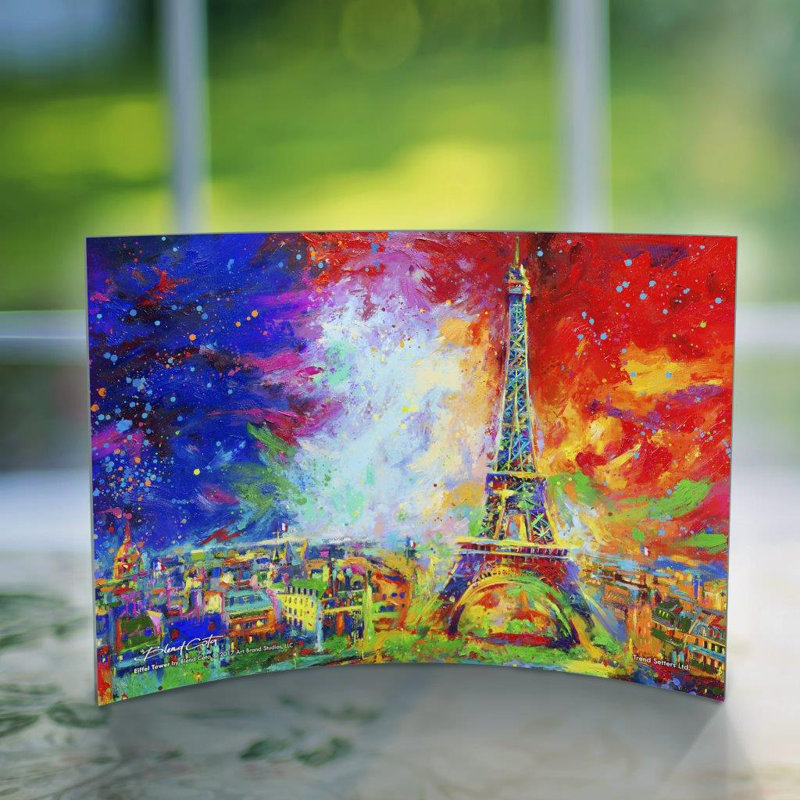 Blend Cota Eiffel Tower Paris Curved Acrylic Print