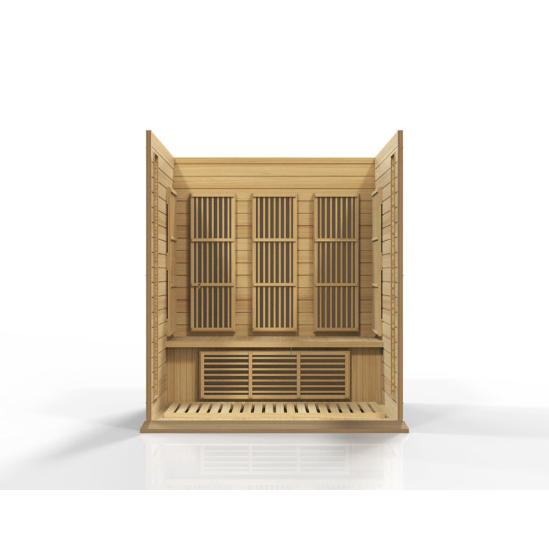 Dynamic Infrared 3 - Person FAR Infrared Sauna in Hemlock