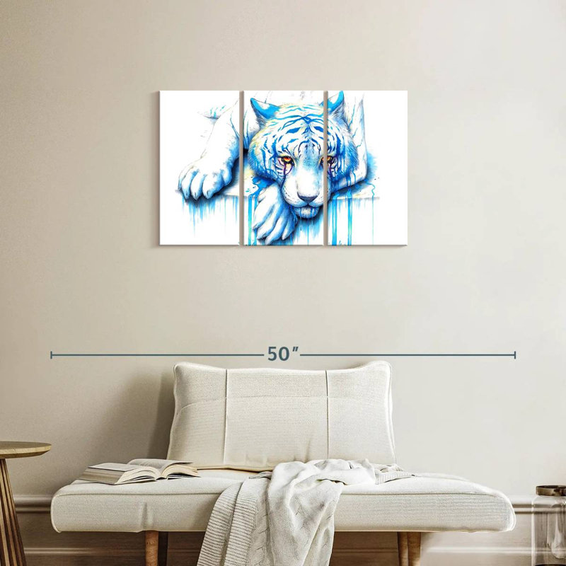 Brampt Blue Tears, 20" H x 33" W