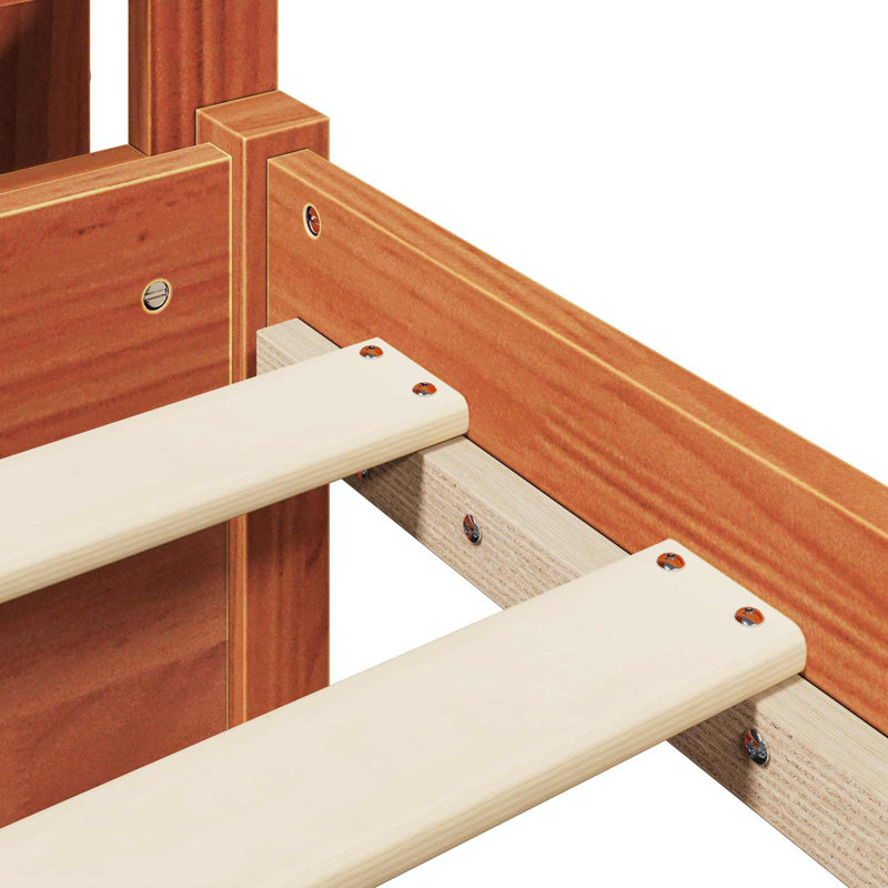 Solid Wood Bed, European Kingsize (160 x 200 cm)