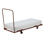 Chariot de table pliable NPS pour rangement horizontal, jusqu'à 72 po, capacité de poids de 1 100 lb.