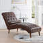 Chaise longue rembourrée