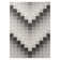 NICOLE MILLER NEW YORK Patio Country Ombre Chevron Outdoor Area Rug, Black/Cream