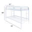 Lit superposé simple en métal Kimbolton-29297977