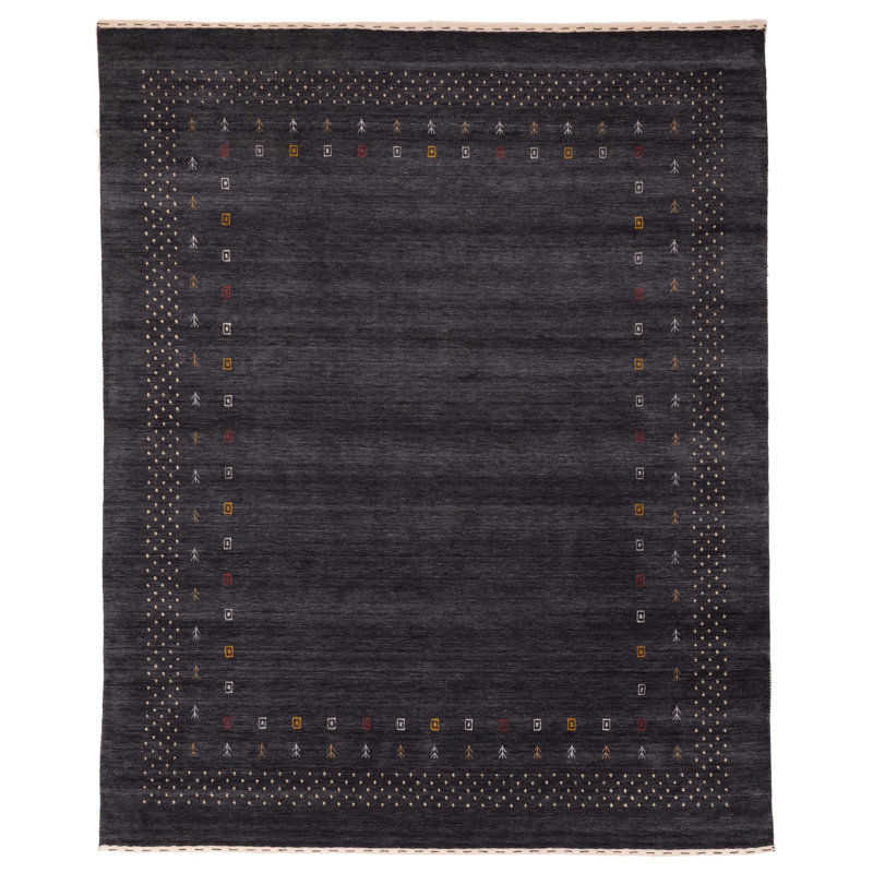 Indo Gabbeh Charcoal Rug 7'11" x 9'9"