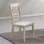 Ensemble repas 7 pièces avec table rectangulaire et 6 chaises d'appoint, gris antique, design contemporain gris, look, sièges