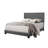 Dasjia Nailhead Trim Upholstered Bed in Gray-1763815358