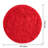  Red Round Shag Rugs, 4x4ft Soft Non-slip Fluffy Rug for Bedroom, Living Room, Teen Rooms Home Decor-555472340-555472347