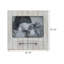 Cadre pour photo simple mat blanc délavé 5 "x 7" Lobos