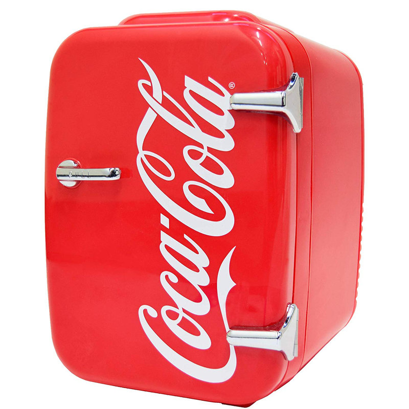 Cooluli Retro 0.14 Cubic Feet Portable Countertop Mini Fridge