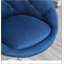 Fauteuil d'appoint pivotant en velours capitonné-162438746