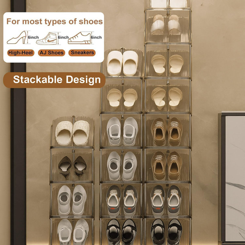 6 Pair Shoe Rack