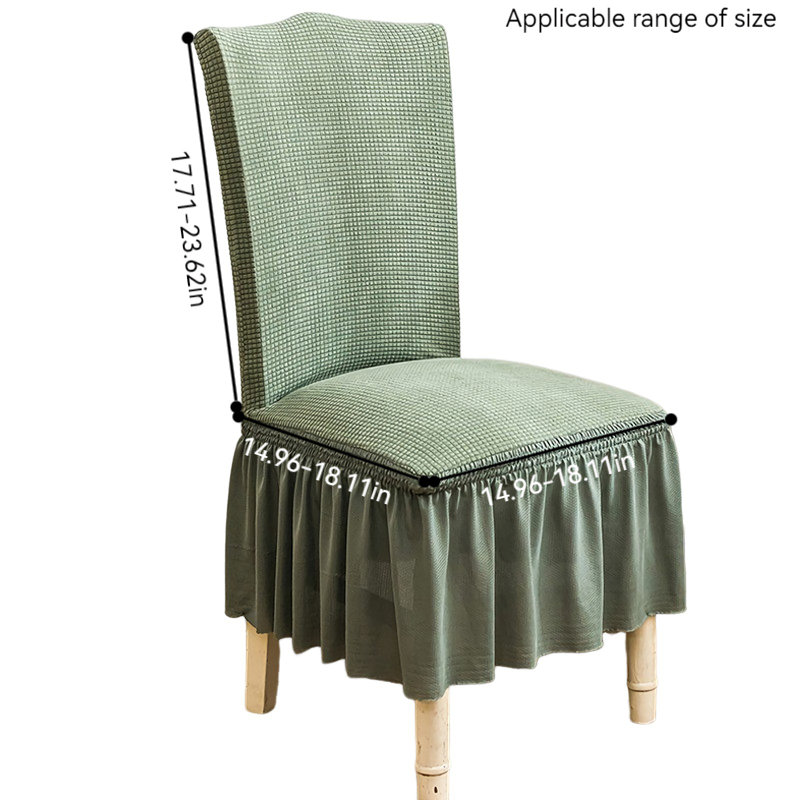 Housse pour chaise de salle à manger en polyester