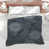 Motif floraux gris