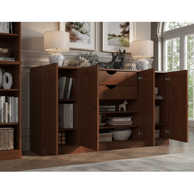 Buffet 65% avec portes Shaker, 2 tiroirs et tablettes réglables Palace Imports