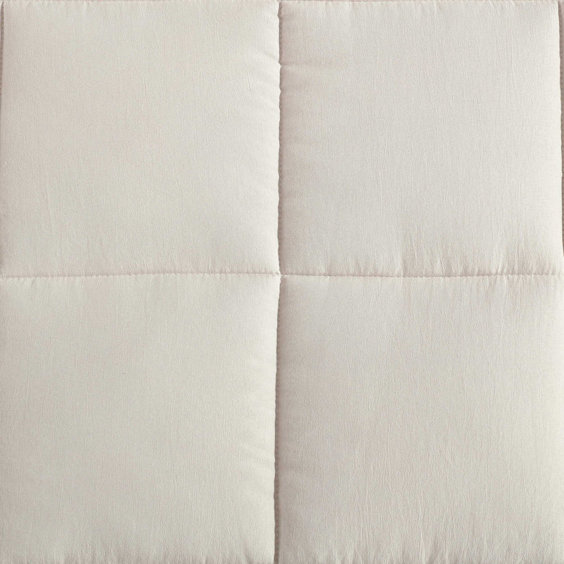 Ensemble d'édredon en peluche réversible Calvin Klein, Beige, Grand édredon et 6 pièces supplémentaires