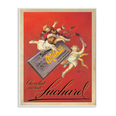 " Chocolat Au Lait Vintage European Advertisement "