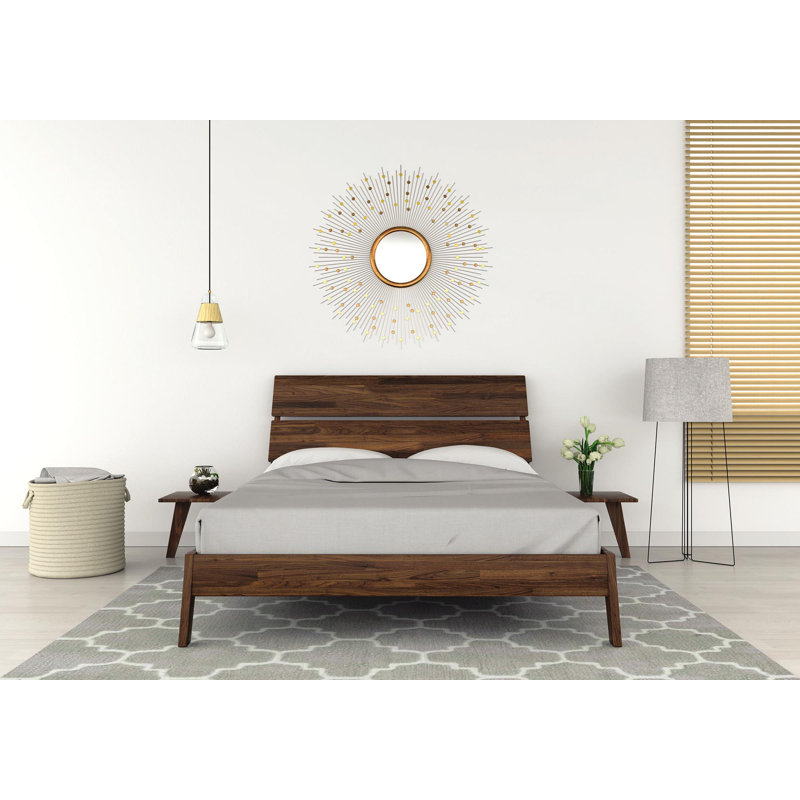 Linn Bed, Natural Oak, Full