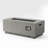 42" Rectangular Steel Propane Gas Fire Pit Table 2-Pieces, 50000 BTU