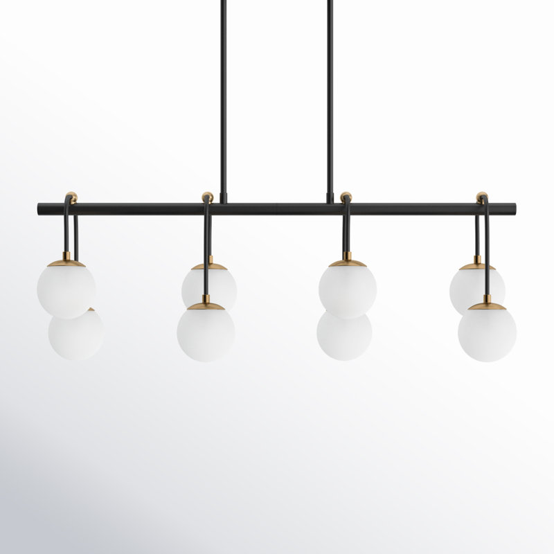 Fardin 8 - Light Unique Modern Linear Chandelier