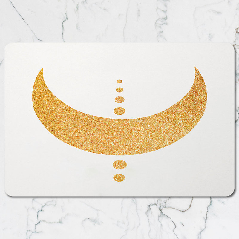 Starry Silhouette Placemats And Coasters Set Of Twelve With Wood Bottom Print Designer Artwork Limited Edition