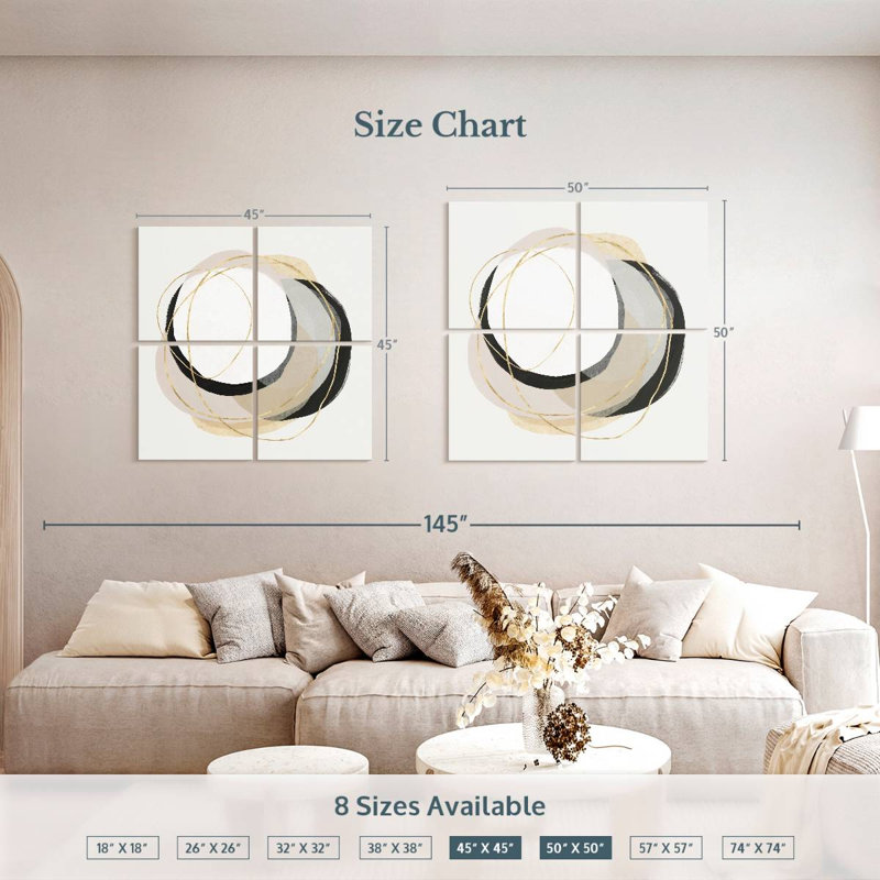 Ring Of Gold I, 50" H x 50" W