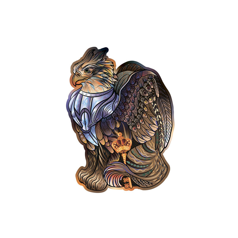Wood Trick Thunder Griffin Unique Shaped Puzzle