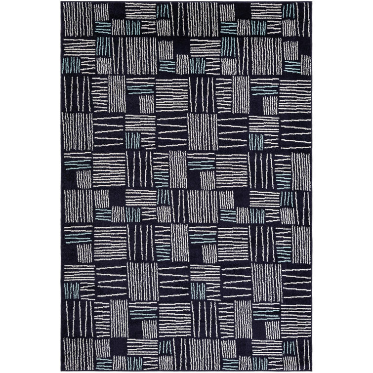 Anaka Synthetic Geometric Indoor Rug