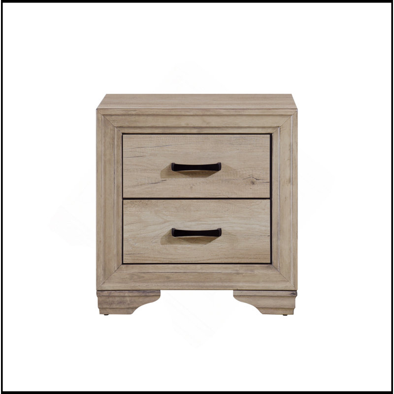 Table de chevet contemporaine en mélamine et stratifié 1Pc