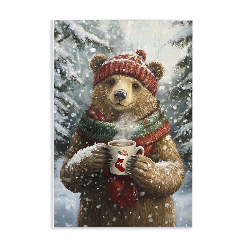 Plaque murale Christmas Christmas, par Tina LeCour, H 15 po x l 10 po