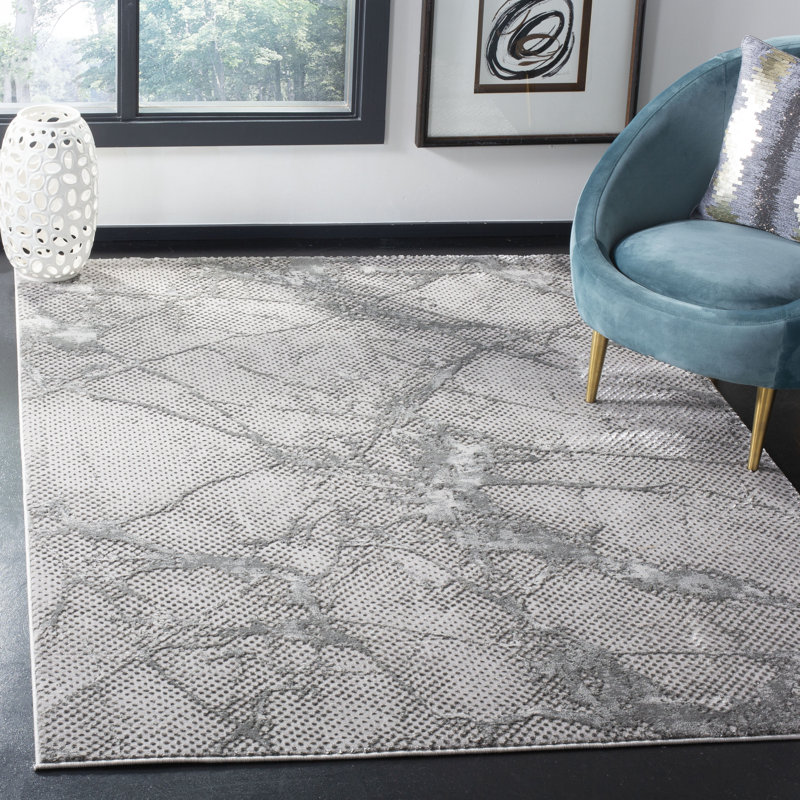 Kelley Performance Abstract Rug, Rectangle 5'3" x 7'6"