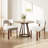 Upholstered Solid Wood Dining Chair Side Chair-607464352