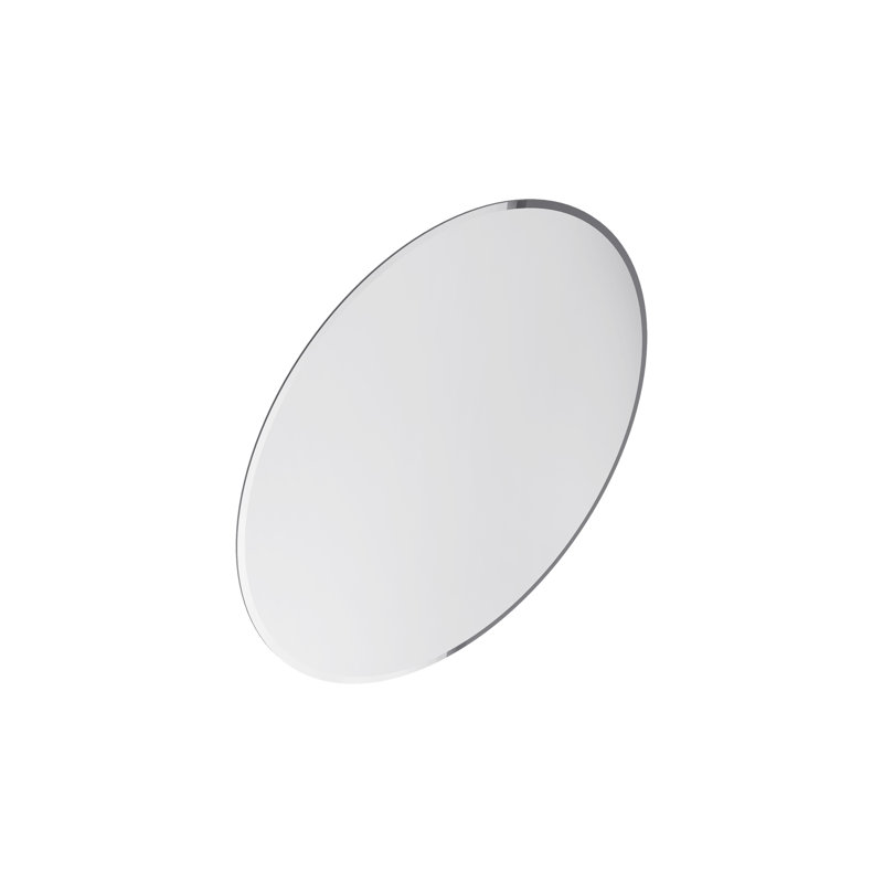 Flat Wall Mirror with Hooks, 30" x 30"