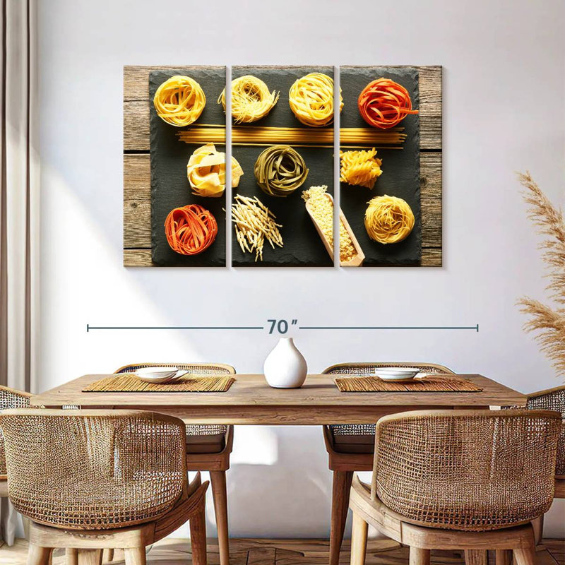 Yarlin Pasta, 36" H x 57" W