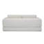 Canapé-lit pliant convertible 2-en-1 avec revêtement en velours côtelé et fonction de couchage coulissante pour les espaces de vie modernes.-128896398