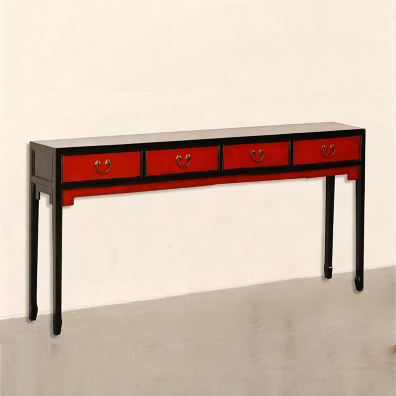 Console classique chinoise, H 33,5 po x l 70,9 po x P 12,6 po