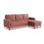 Bondfield 4 Seater Velvet Fabric Sofa-831918839
