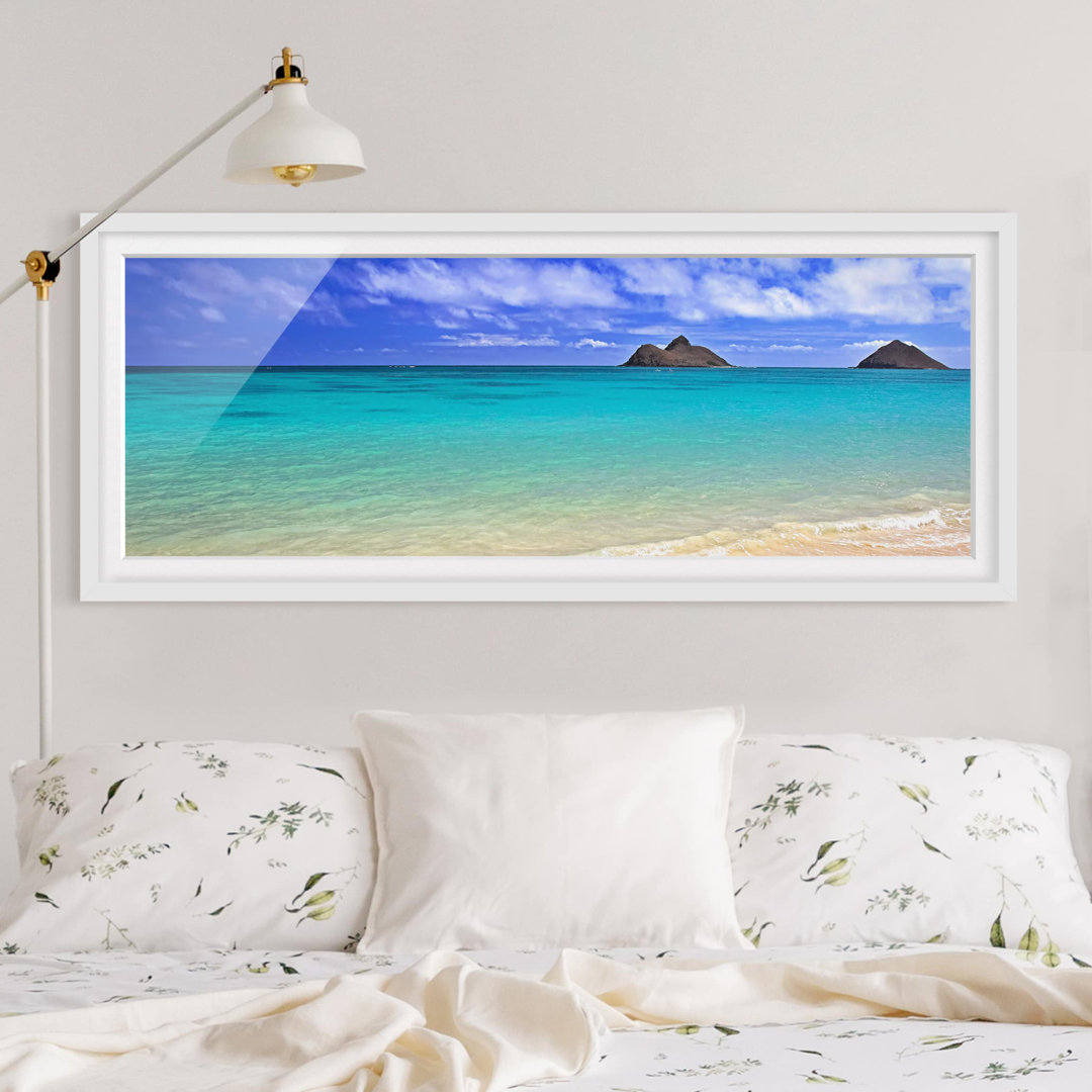 Picture With Frame - Paradise Beach - Panorama Landscape - B