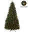 Arbre de Noël artificiel, vert, sapin, lumières DEL bicolores, base incluse, 10 pi