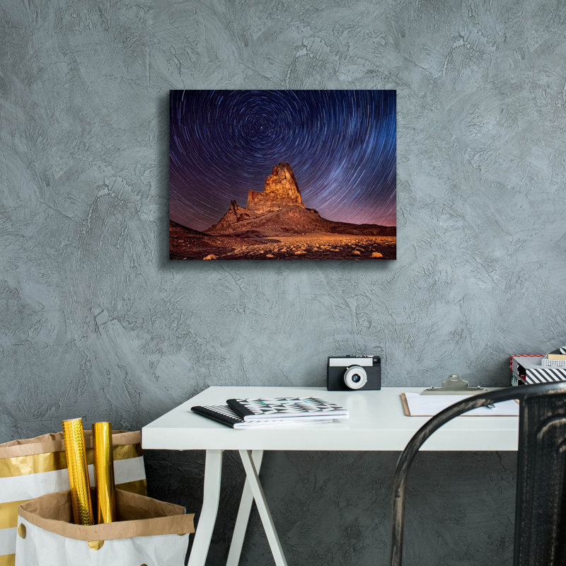  «Canyou Night Lights 1» par David Drost, art mural sur toile, 16 po x 12 po