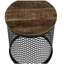 Table d'appoint naturelle et noire
