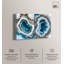 Ensemble de décorations murales « Gilded Geode Eyes » sur toile par Art Remedy, cadre noir, 10 x 15-1089395082-1089395187
