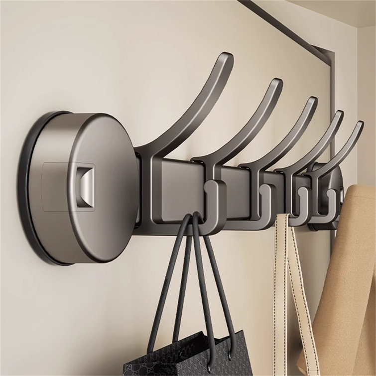 Aluminum Alloy Suction Cup Hook Rack