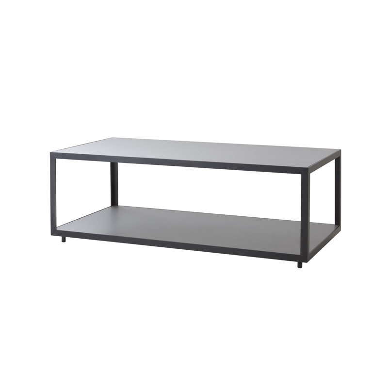 Level Outdoor Coffee Table, Lava Gray