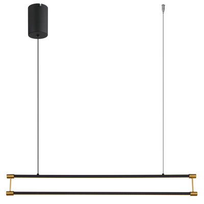 Deaon 1 - Light Matte Black LED Pendant