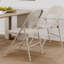 Chaises pliantes en métal, chaises pliantes portables en acier pour les événements de bureau à domicile, empilables, noir-1628824943