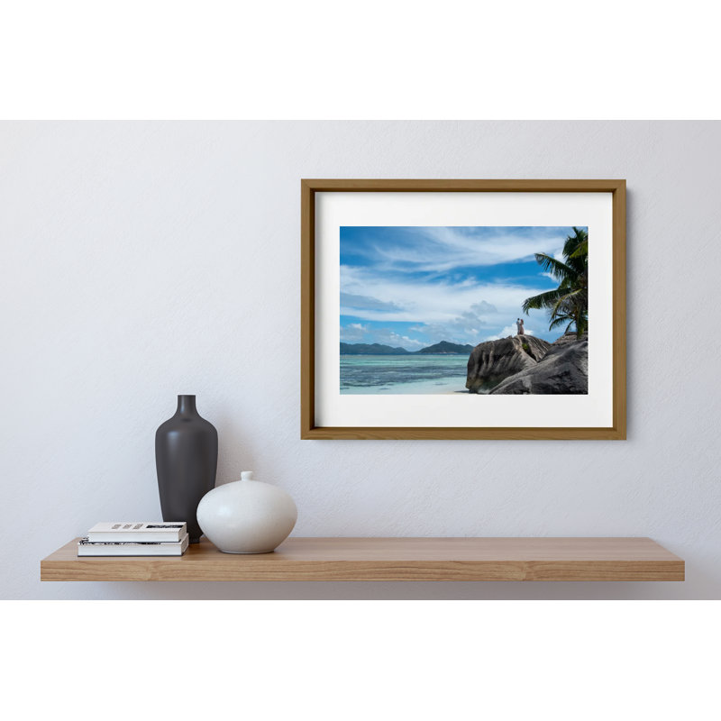 Rock Stars Print by Joseph Regan, Walnut, 14" H x 16" W x 0.75" D